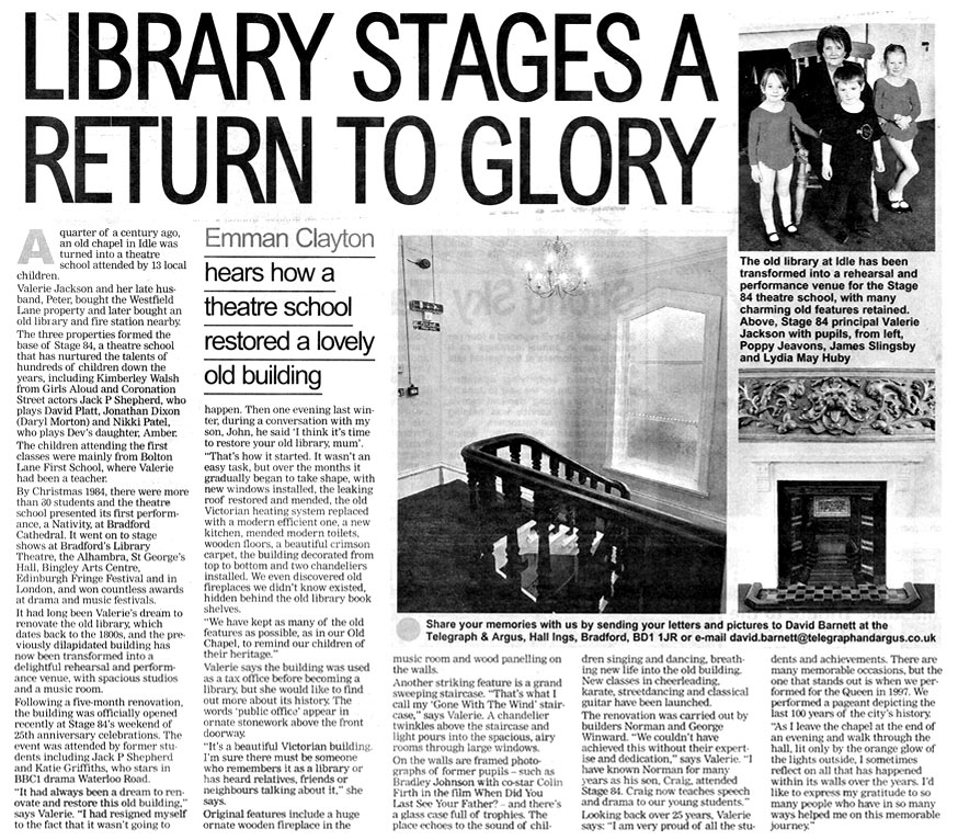 Stage 84's Library stages a return to glory